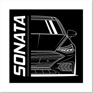 Front Sonata 8 Gen Sedan Posters and Art